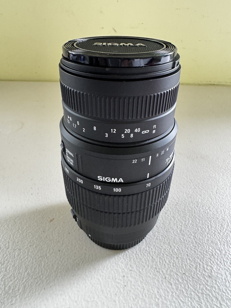 SIGMA DG 70-300mm 14-5.6 (良品） Sigma DG 70-300mm 1:4-5.6 Macro Lens MADE IN JAPAN | eBay