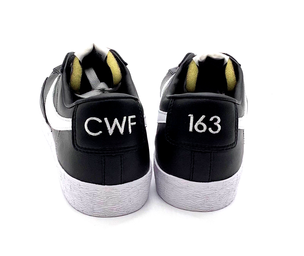 Nike Blazer Low Customized NBY Charles Black Shoes Men Size Nike Blazer Low Customized NBY Charles Black Shoes Men Size