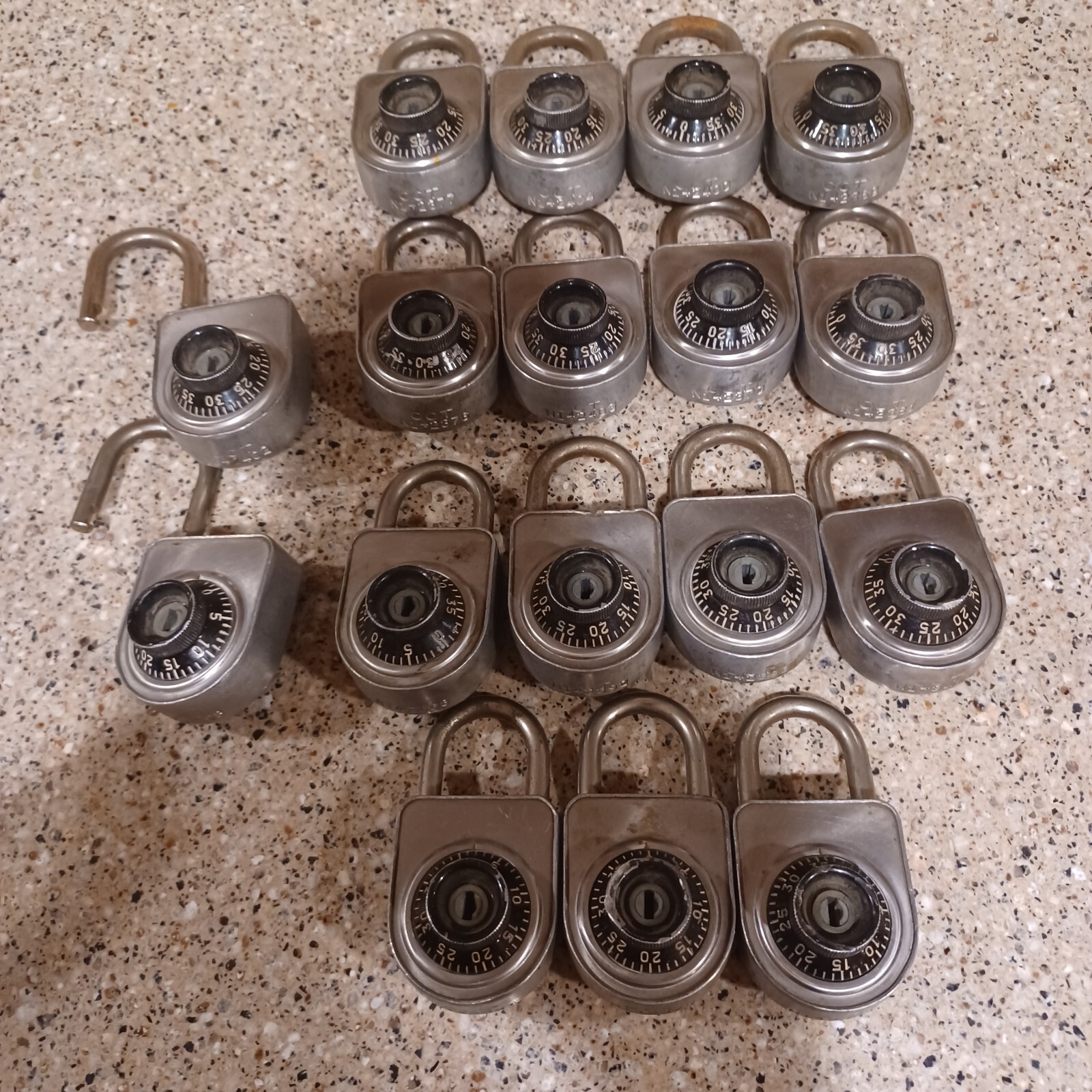 Dudley Lock Corp Combination Lock Locksport Antique Vintage Made in USA