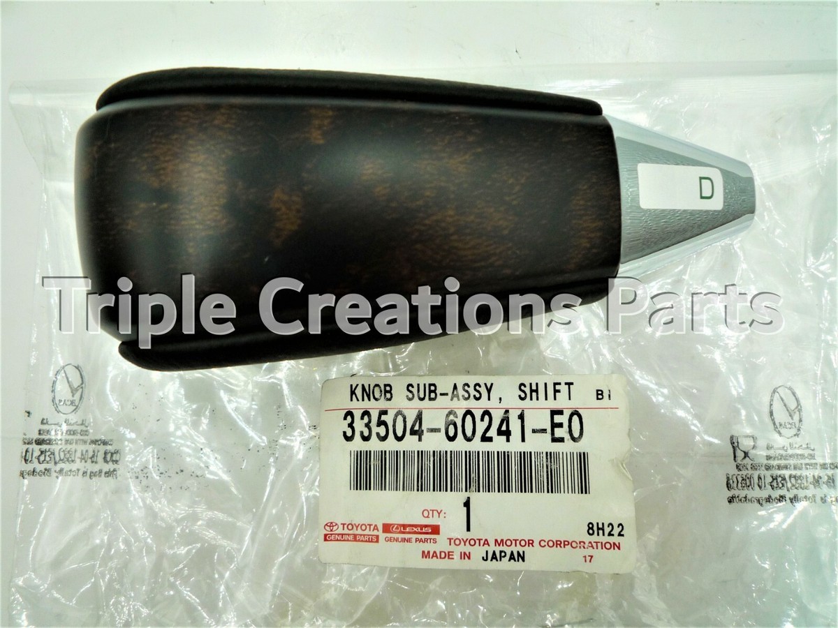 GENUINE OEM TOYOTA KNOB SUB-ASSY, SHIFT 33504-60241-E0 | eBay