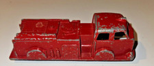 Vintage Firetruck Tin Red MidgeToy 1960s