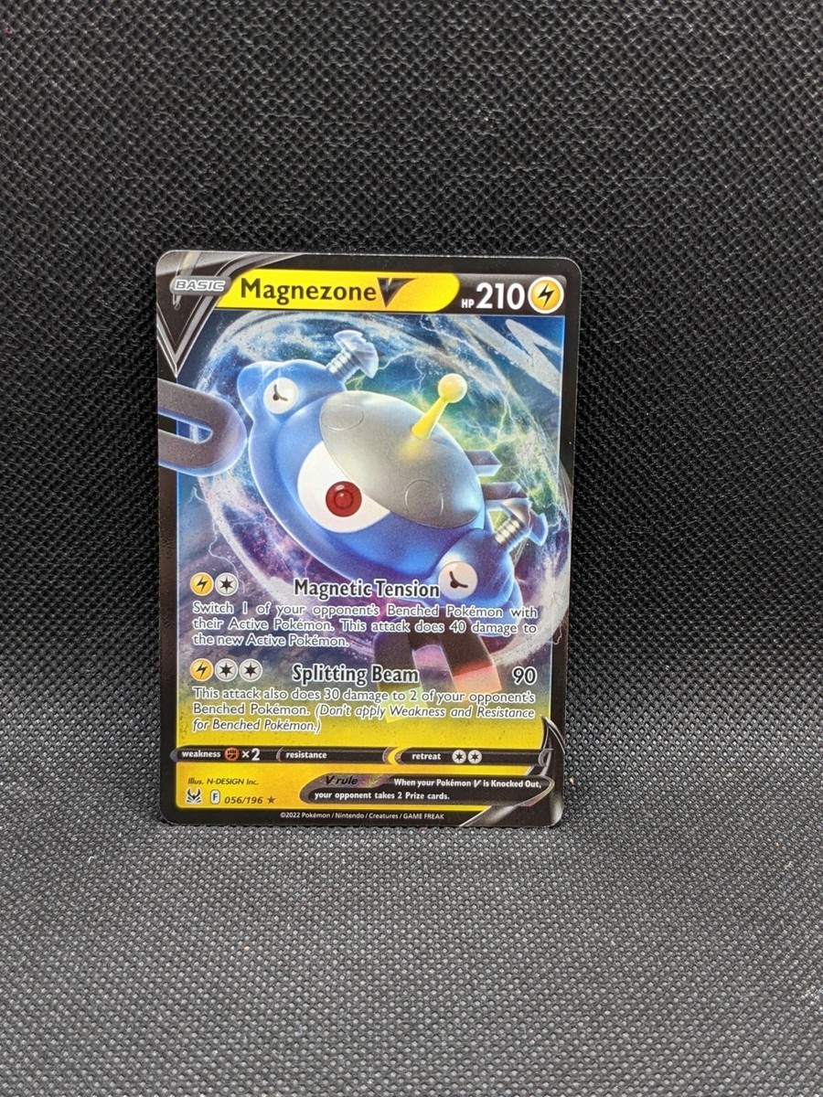 MAGNEZONE V 056/196 Ultra Rare Lost Origin Pokemon Card Near Mint NM