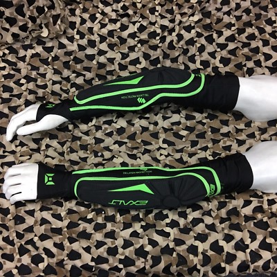 NEW Exalt Paintball T3 Elbow Pads - Black/Lime - Medium/Large