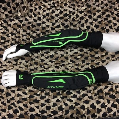 NEW Exalt Paintball T3 Elbow Pads - Black/Lime - Medium/Large