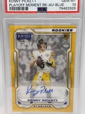 Kenny Pickett RC 2022 Panini Chronicles Momentum /35 Auto Steelers POP 2