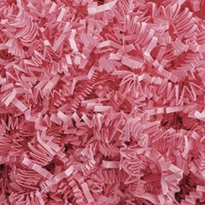 Crinkle Cut Paper Shred Filler 1 LB for Gift Wrapping  Filling - Light Pink