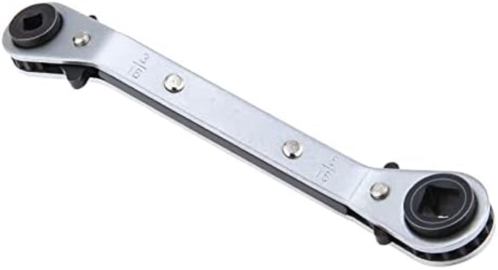 gohantee Chiave a cricchetto per refrigerazione, 4 diverse misure, 1/4 x 3/16 qu