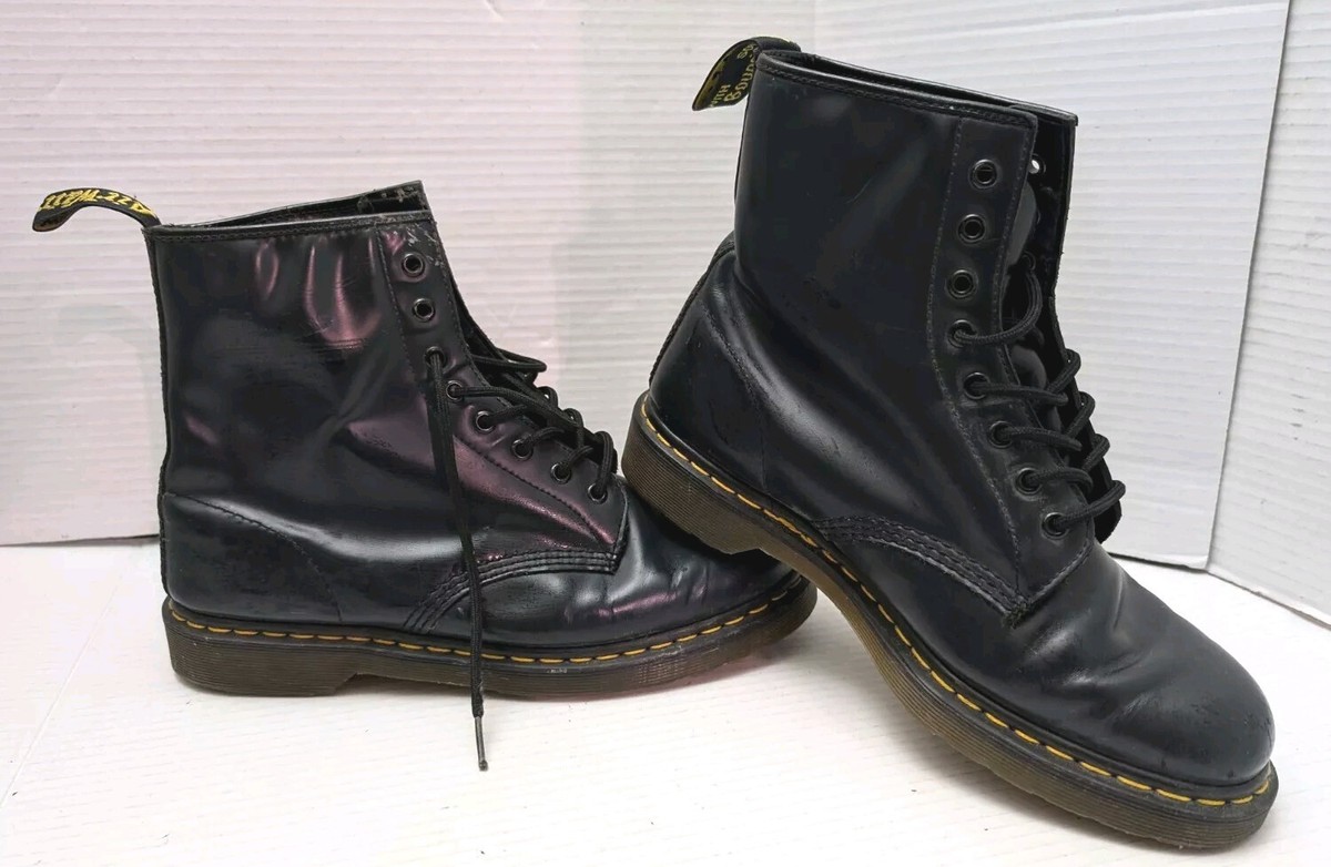 ミドルブーツ DR.MARTENS Women Boots 1460BEXBLACK Black Dr Martens Doc 1460 BEX Black Leather Combat Boots Women's