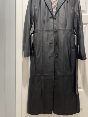 ✓ $500 Wilson Leather Jacket Long Coat Women Thinsulate