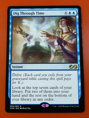 1x Dig Through Time | Ultimate Masters | MTG Magic Cards | eBay 1x Dig Through Time | Ultimate Masters | MTG Magic Cards | eBay