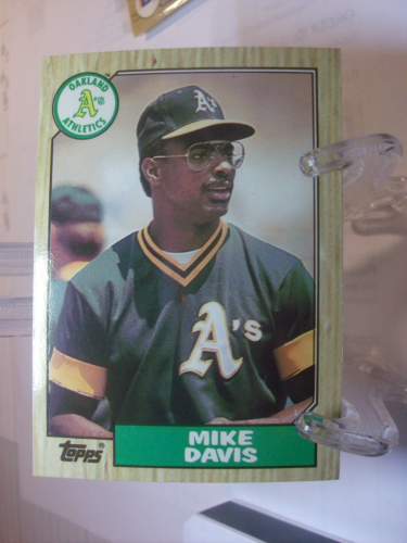 1987 Topps Sammler Tiffany #83 - Mike Davis - Oakland Athletics (13166) - Bild 1 von 2