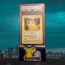 PIKACHU 1999 - BASE ET - YELLOW CHEECKS - SADOWLESS - PSA 9 MINT