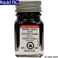 Testors 1147TT Enamel 1/4 Oz Gloss Black