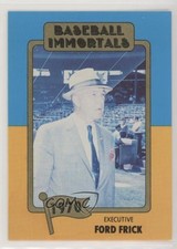 1980-84 SSPC Baseball Immortals 1st Printing Ford Frick #117 HOF te2