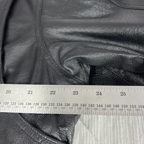 Giacca pelle Wilson vintage uomo grande nera foderata Thinsulate bomber invernale - Foto 10 di 17