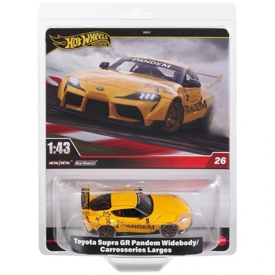 ホットウィール　TOYOTA SUPRA GR PANDEM WIDEBODY Hot Wheels Premium 1/43 Scale Toyota Supra GR Pandem