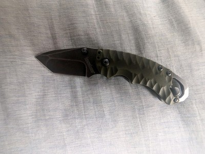 KERSHAW 8750TBLKBW Shuttle II Green Knife