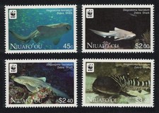 Zebra Shark 4v Niuafo'Ou 2012 MNH SG#348-351