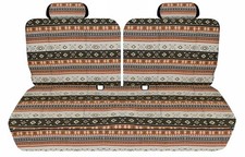 Aztec Bench Seat Covers Orange Blk Fit 1980 Chevy El Camino 5050 Topsolid Seat