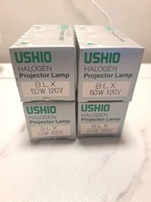 USHIO Halogen Projector Lamp Bulb BLX 120V 50W Lot of 4 
