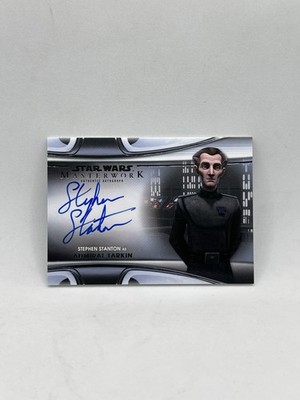 Admiral Tarkin-Stephen Stanton-Autograph-Star Wars Topps Masterwork #1