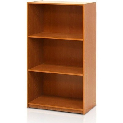 3-Tier Bookcase Storage Shelves Display Organizer Home Office Bookshelf New