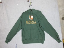 Loyola University Sweatshirt Men Large Green Hoodie