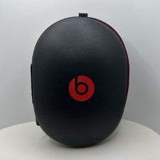 Beats Dr. Dre Headphone Genuine Hard Black Red Carrying Case - Studio 3 / 2.0 /