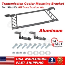 For 1999-2006 GM Truck Tru-Cool 40k Transmission Coolers Mounting Bracket Kit US