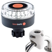 Navisafe Navilight 360 2NM w/Navibolt Base Rail Mount - White - 042KIT3