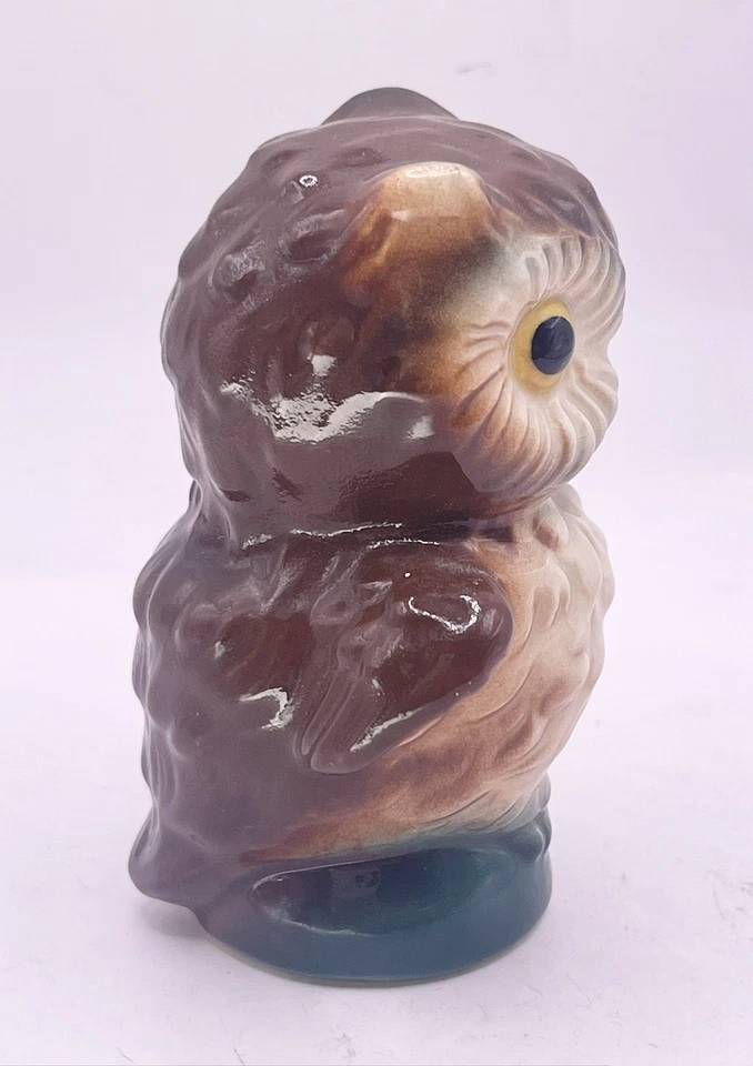 Vintage Goebel Brown Screech Owl Bird #38307 Figurine West Germany 3” - Image 3 of 4