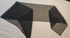 Sheer Black Shawl / Wrap - Cejon Accessories, Inc. - 62" x 13.5"