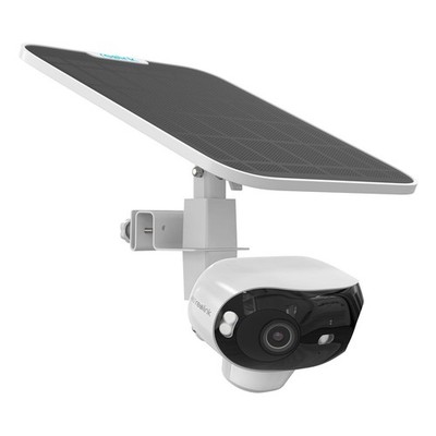VOMENC 2-in-1 Gutter Bracket Mount for Reolink Argus 4 Pro Security White 
