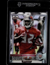 2015 Topps Chrome Refractor #179 Dominique Brown RC