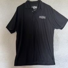 Pizza Ranch Black Short Sleeve Employee Polo Mens XL