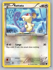 Rattata 87/116 Common Plasma Freeze Pokemon DMG