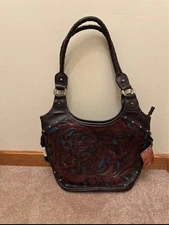 Western traditions Leather  Concealed Carry Handbag NWT