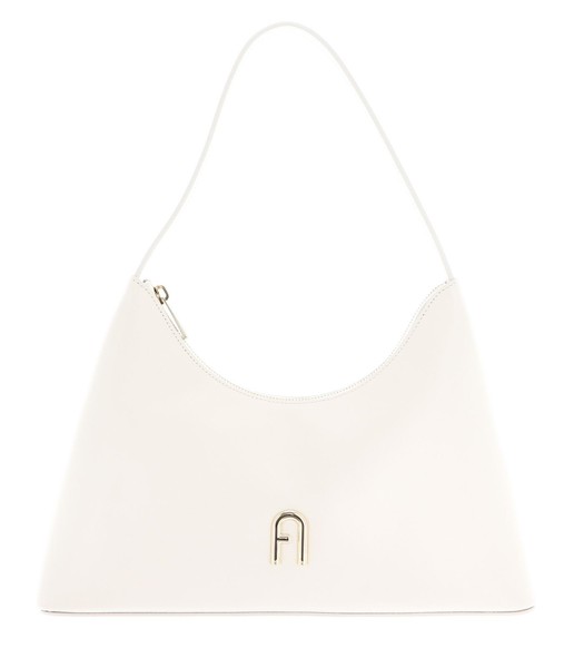 Furla Diamante Shoulder Bag S Schultertasche Tasche Panna Weiß Neu-image