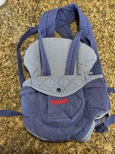 Vintage Snugli Baby Carrier Blue See Details 