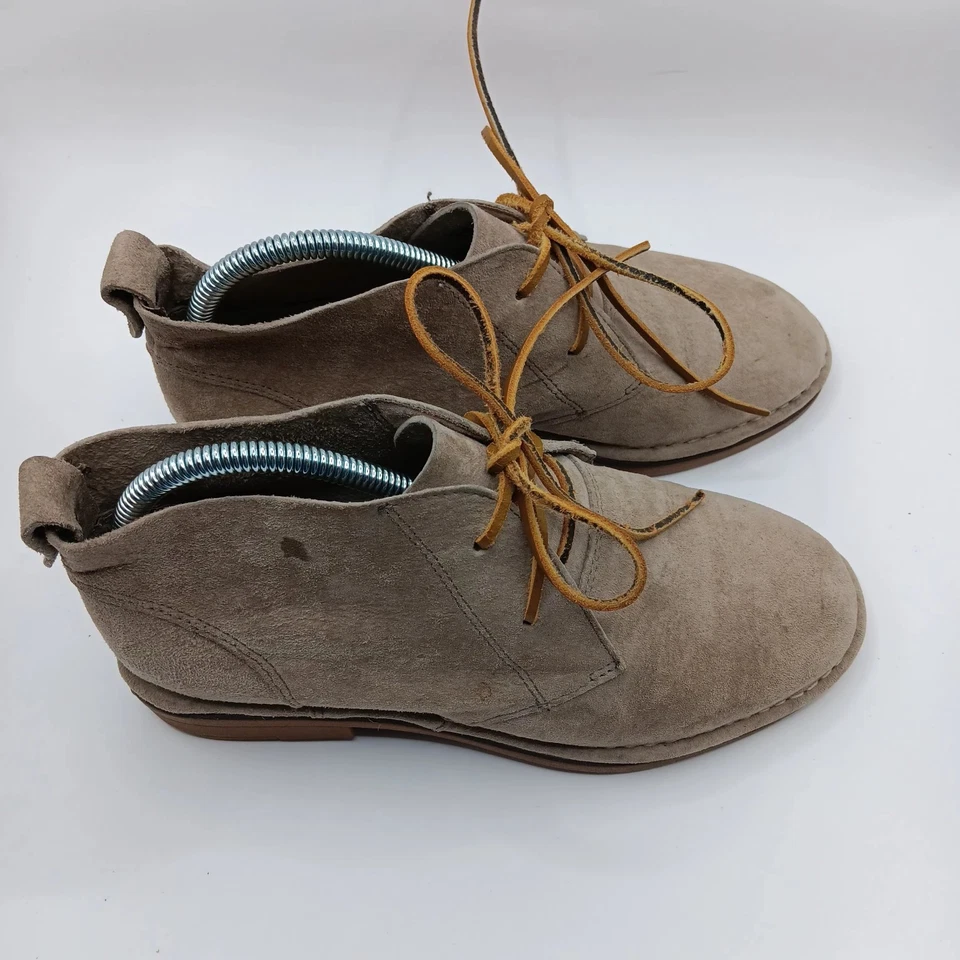 Sapato Oxford Hush Puppies Camurça Marrom Conforto com Cadarço Masculino Tamanho 8 - Imagem 2 de 4