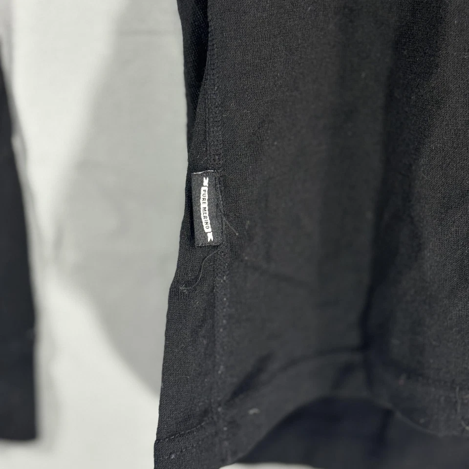 Camisa Capa Base Lana Merino Endura BaaBaa XS Negra Manga Larga Térmica Ciclismo Foto 3 de 4