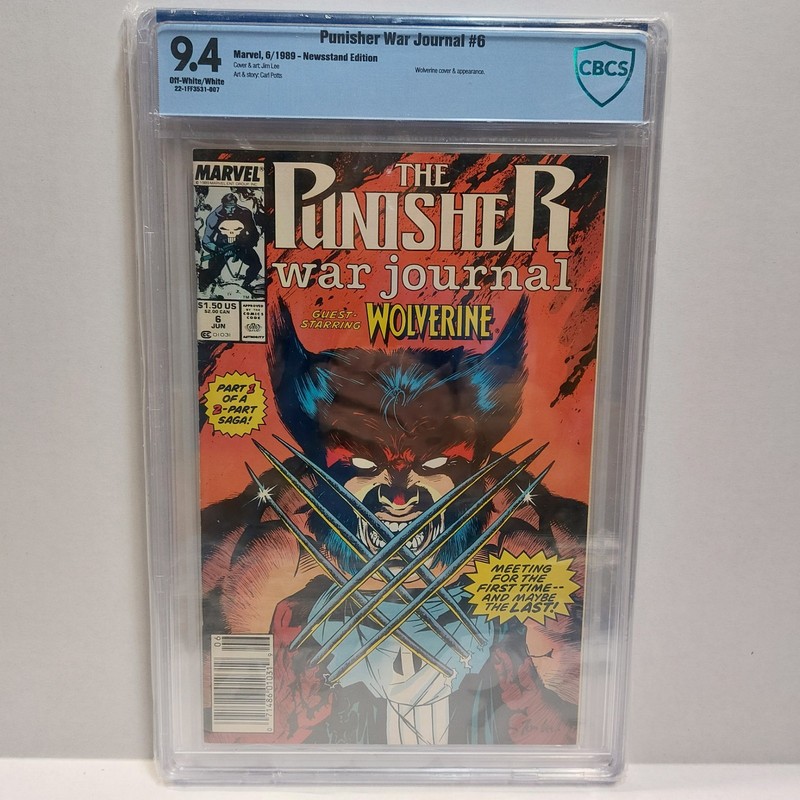 Punisher War Journal #6 Cbcs 9.4