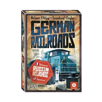 Z-Man Boardgame Russian Railroads - German Railroads Expansion Box EX/NM