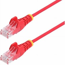 StarTech N6PAT6RDS 6ft Red Slim CAT6 Ethernet...