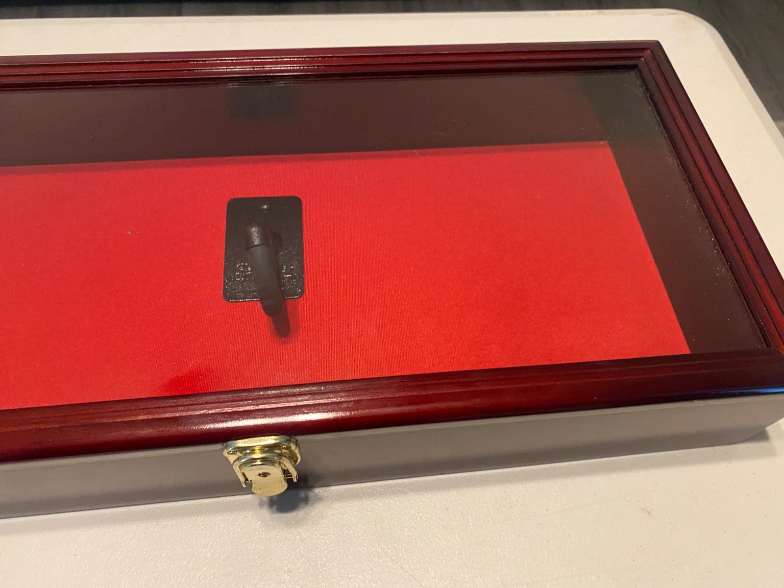 Display Case for Gun or Sword Cherry Wood