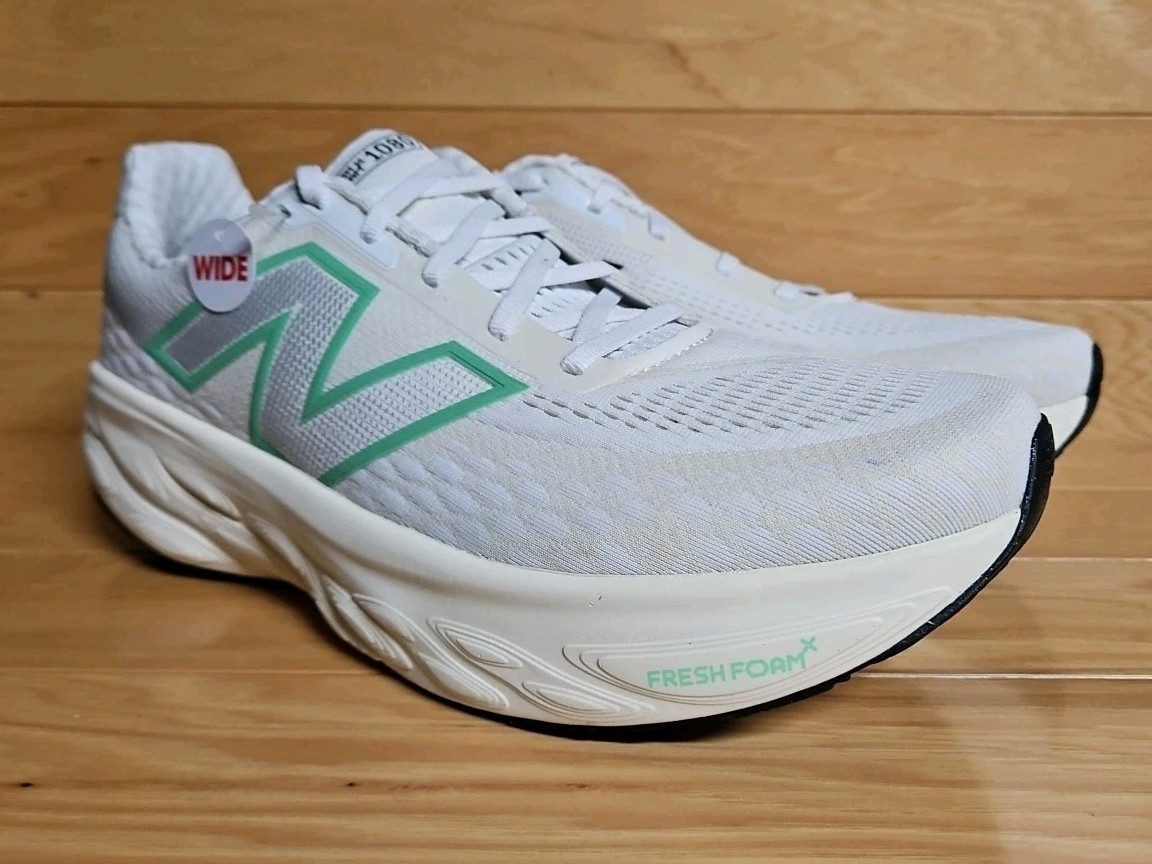 New Balance Fresh Foam X 1080 v14 Size 10.5 Wide 2E Beige Green Mens M108014E thumbnail 3