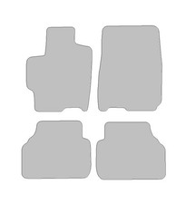 Tappetini adatti per Mazda Premacy tipo CP (anno 1999 - 2005), robusto antracite