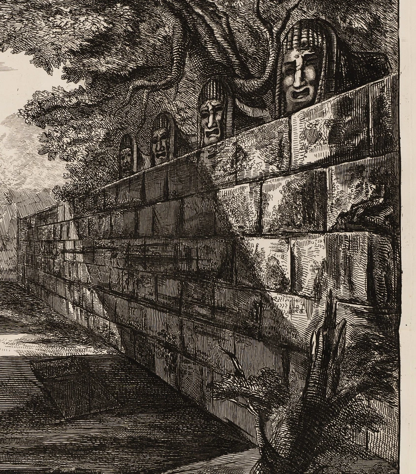 PIRANESI (*1758) nach PIRANESI (*1720), Grab der Mamia, Pompeji, 1804, Rad. - Bild 4 von 4