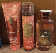 Bath  Body Works DISNEY PRINCESS MOANA 3 Pc Set - Body Wash, Mist, Body Cream