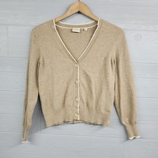 Scotch  Soda Beige Lightweight Cardigan Sweater Womens Size Small